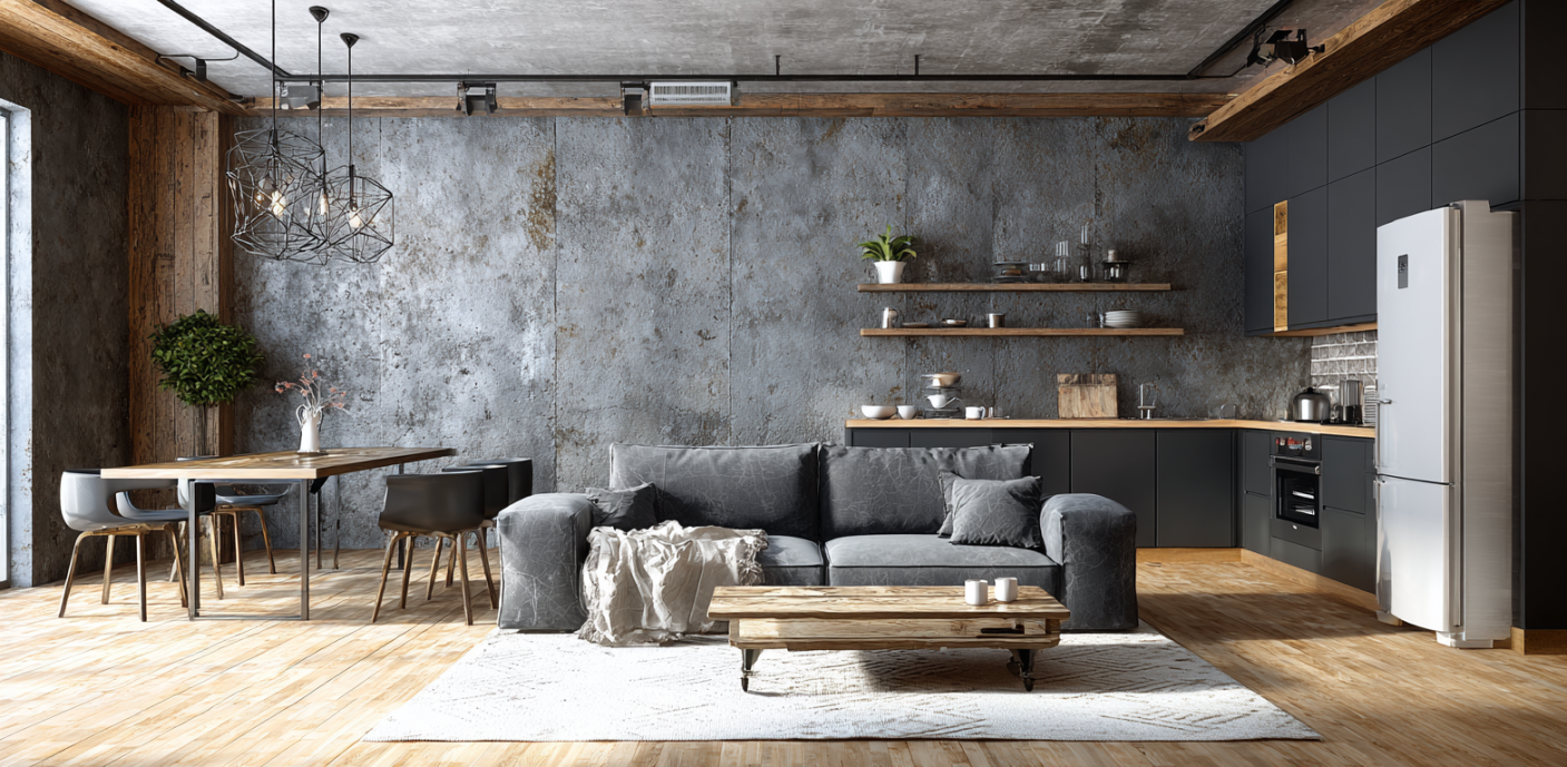 Vue sur les toits de Paris au coucher du soleil